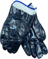 Перчатки темно-синий облив, масло-бензостойкие №64 /12 /288-300 от компании Востокимпорт