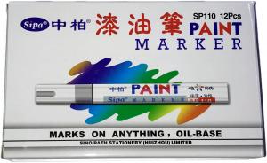 Маркер масляный Sipa PAINT SP 110(101) серый /12 /1152 от компании Востокимпорт