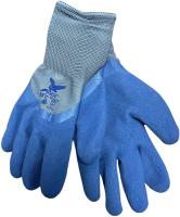 Перчатки теплые серые, черный/синий облив с мех -35 №77А /300 от компании Востокимпорт