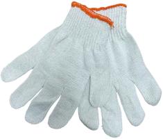 Перчатки х/б белые, оранж кайма, 25 гр/пара /12 /780 от компании Востокимпорт