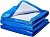Тент ПХВ синий-белый (син-син)   6* 8 м (100 г/м2) /5 от компании Востокимпорт