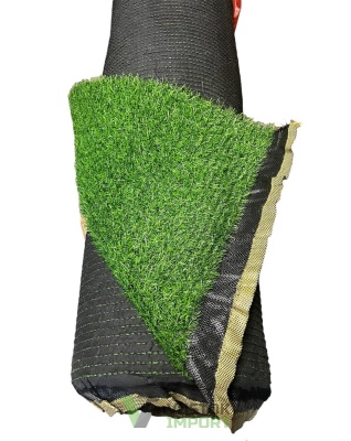 Искусственный газон 2,0*25 м черная подложка, ворс 20 мм от компании Востокимпорт
